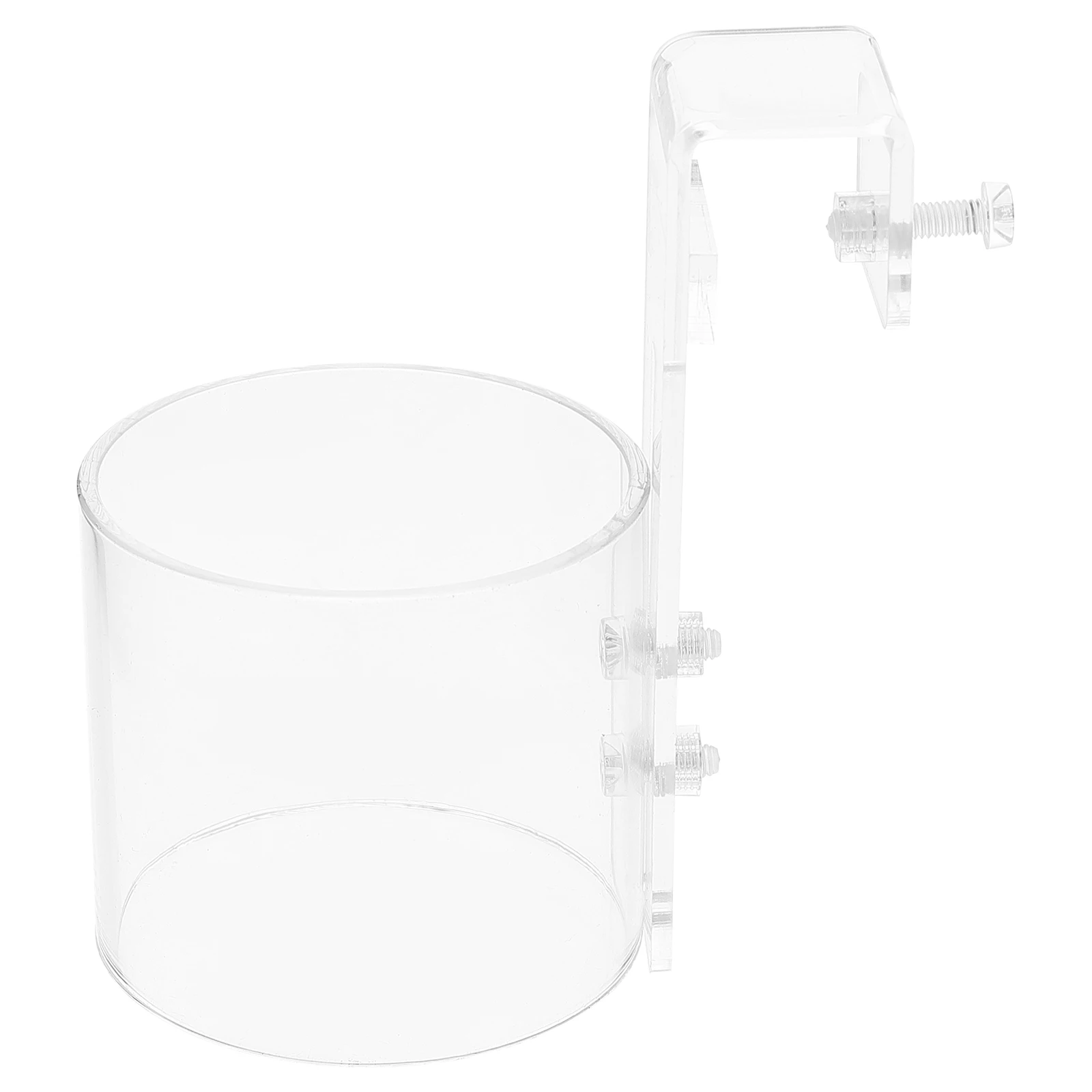 

1pc Acrylic Anti-floating Fish Feeder Transparent Design Feeding Circle Freshwater Aquarium Pet Supplies Container