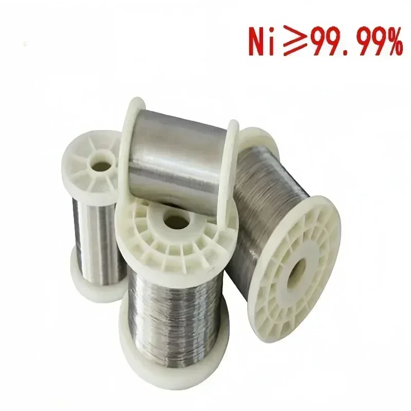 

High purity 0.025mm-8.0mm nickel wire for scientific research Ni99.99% metal nickel electrode wire