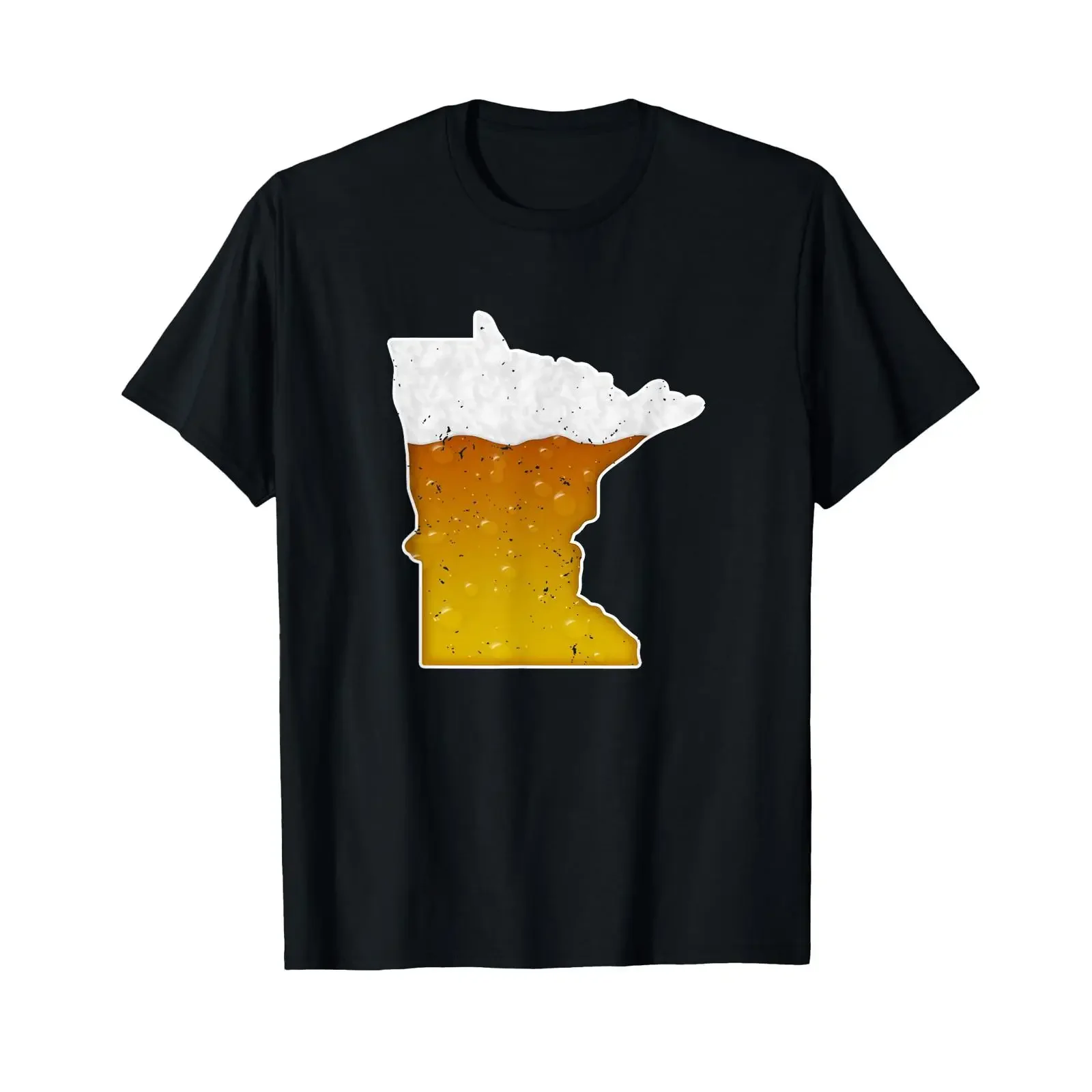 Minnesota Beer T Shirt MN Brewmaster Map Drink Local  vintage Washed fashion Casual Versatile Stretched Slightly homme