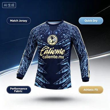 26-27  America Football T-shirt Men Summer Fan Style Sports Training Breathable Quick Drying 3D Print  Long Sleeves