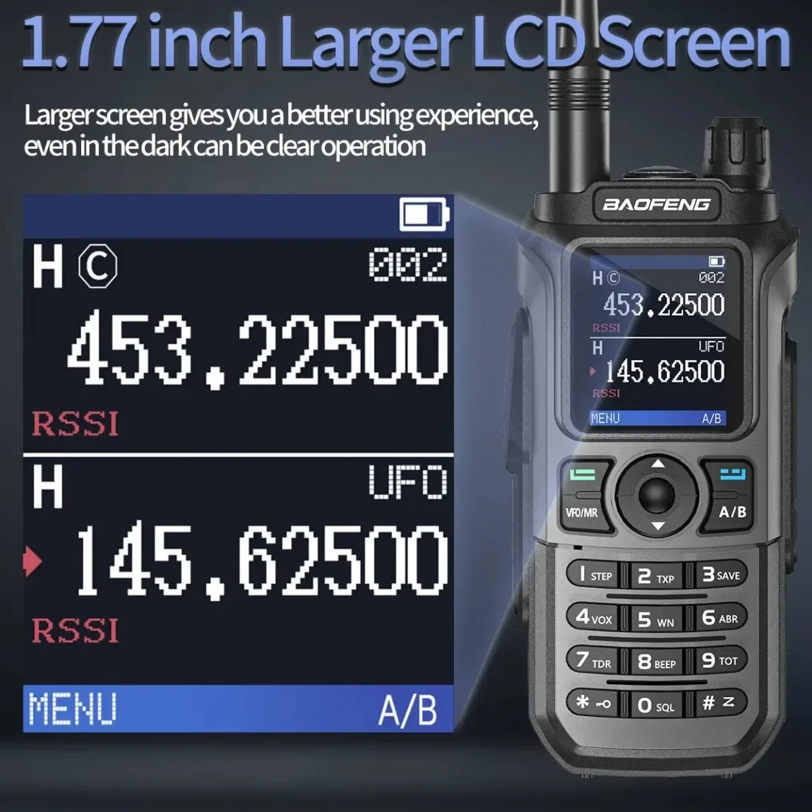 Baofeng UV 21 Pro Wireless Copy Frequency Walkie Talkie 999CH AM Long Range Waterproof Multi-Band Type-C Ham Radio UV 5R UV-K6