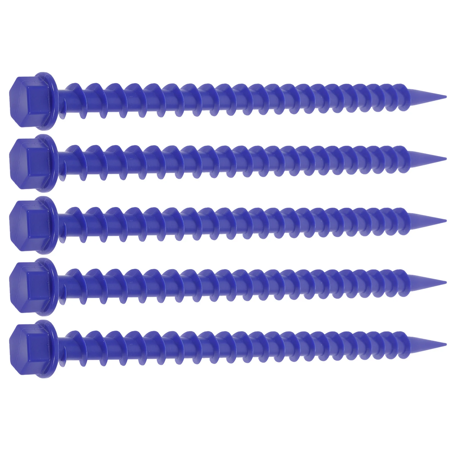 

5 PCS Tent Pegs Plastic Ground Stakes Nail Fixing Outdoor Accessories Abs Camping
