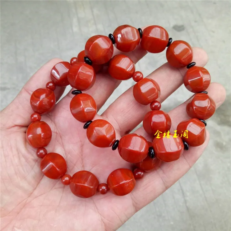 Jewelry Africa Warring States South Red Agate Bracelet Wholesale