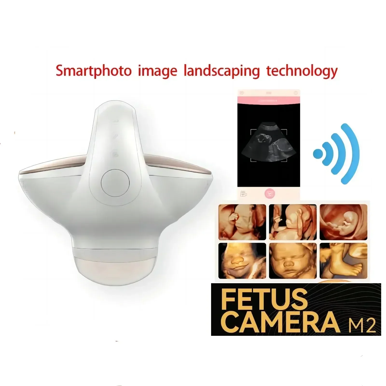 

3D 4D Wireless ultrasound Pregnant woman fetal imaging device ultrasound Smart fetus camer imaging system wifi Android ios