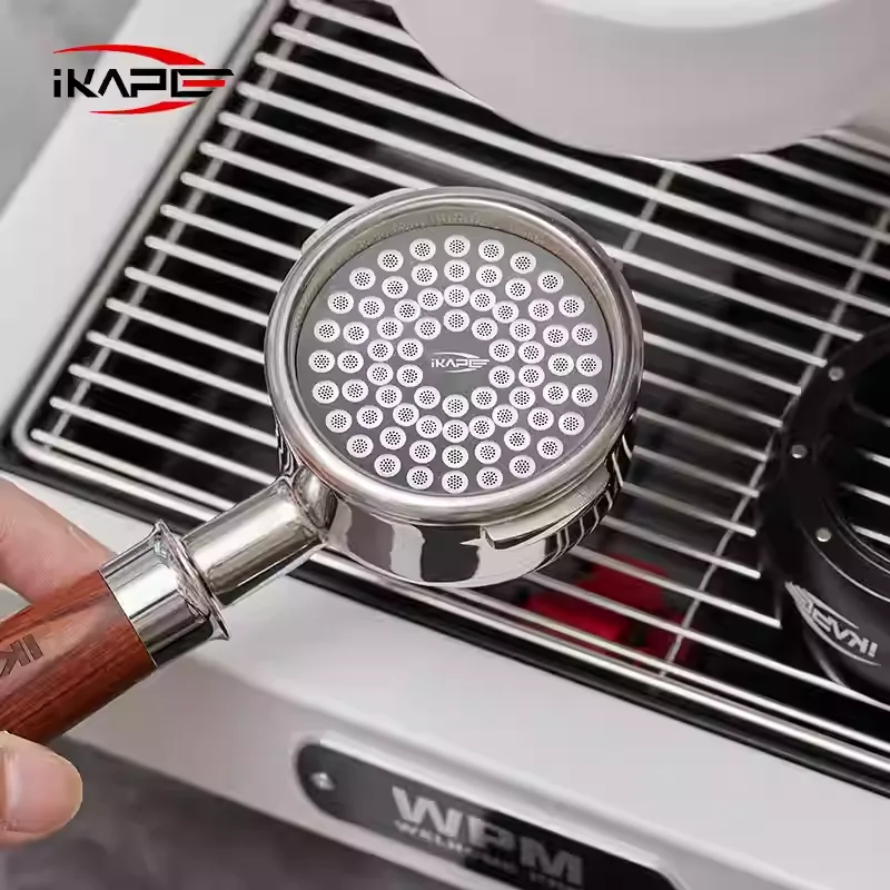 IKAPE Espresso V2 Puck شاشة لتخمير القهوة شاشة تصفية دقيقة ترقية المنزل باريستا 51/54/58 مللي متر أداة القهوة المهنية