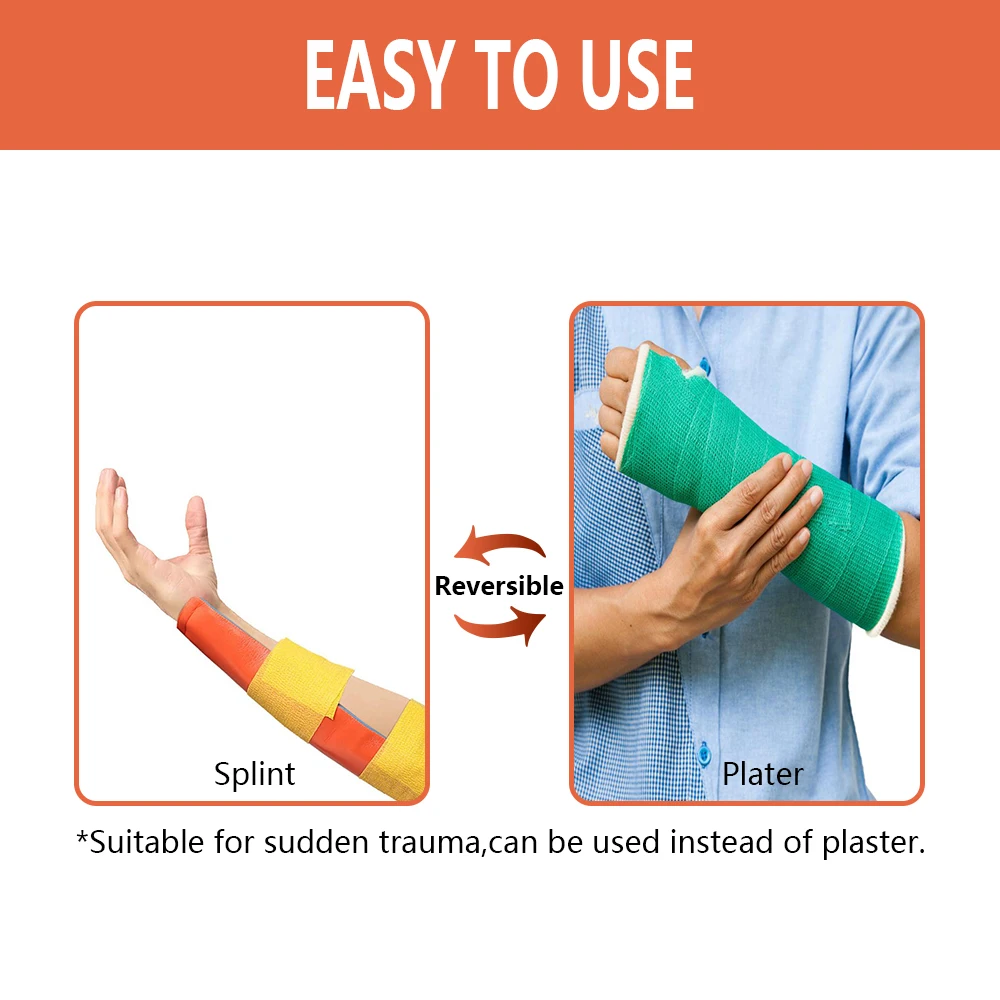 Universal Aluminum Splint Roll: Medical-Grade Polymer for Emergency Bone Fixation in Outdoor Survival Kits image 5