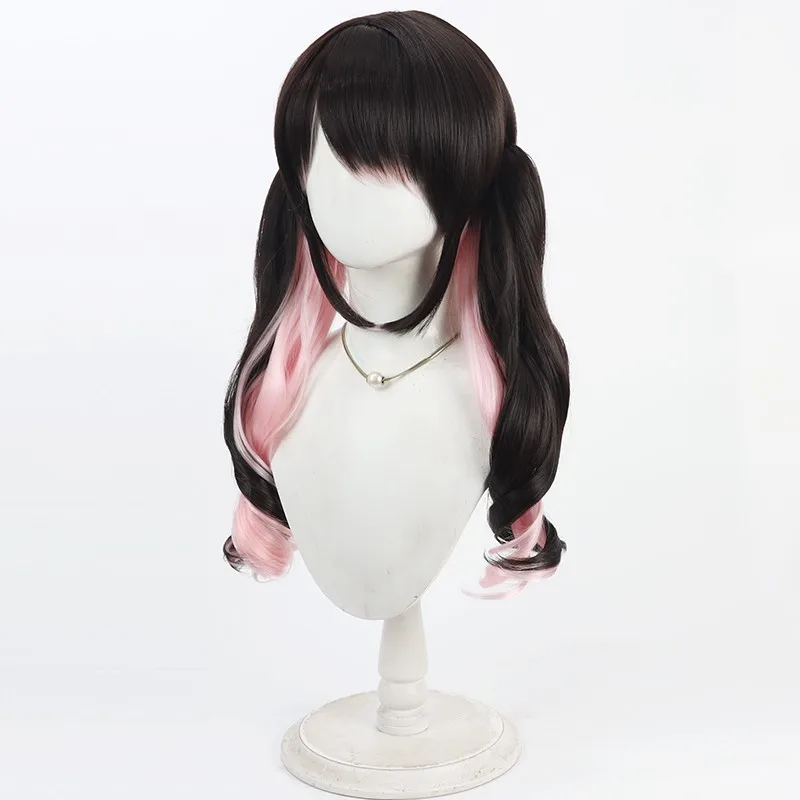 VSPO VTuber Kaganazuna Nazuna شعر مستعار كوسبلاي ذيول مزدوجة قابلة للفصل هدية الهالوين #3