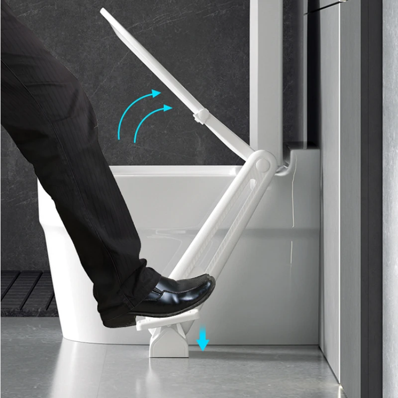 

Открыватель крышки унитаза с ножным управлением, для унитазов без необходимости сгибать руки, поддерживает чистоту, для унитазов с откидной крышкой, 1 шт.