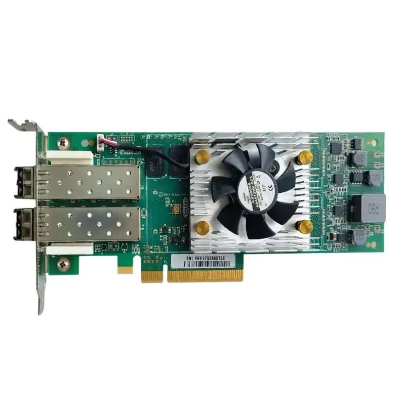 FOR16G Multimode Module Dual Adapter HBA Fiber Optic Card Used Original FTTH QLE2672 Dual Port 16GB FC