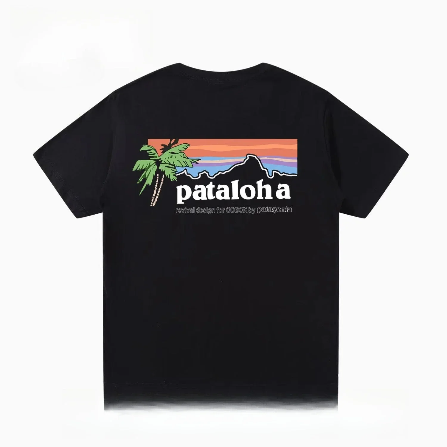 

2025 New High-quality European and American Trendy Brand Patag Casual Retro Women's Short-sleeved T-shirt Retro Tops