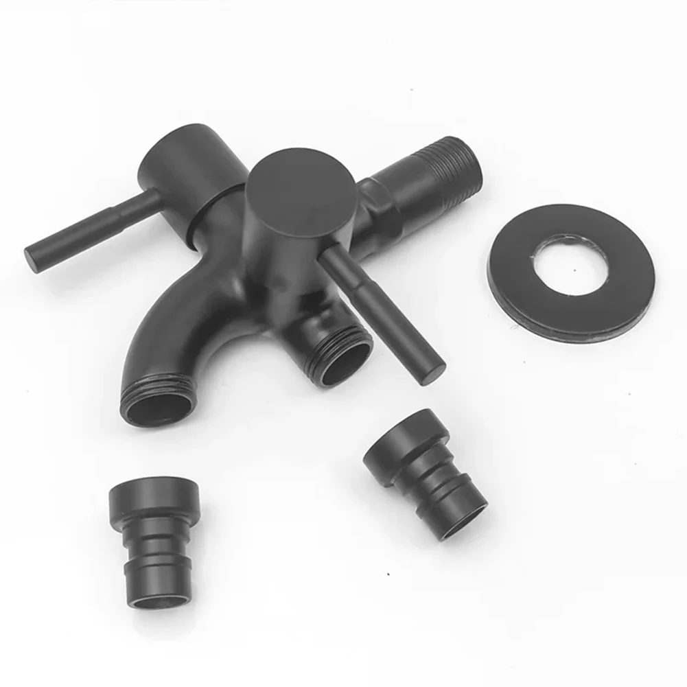 1 قطعة صنابير الغسالة المنزلية متعددة الوظائف غسالة صنبور 1 مدخل 2 منافذ صنبور المياه المزدوجة للحمام المطبخ