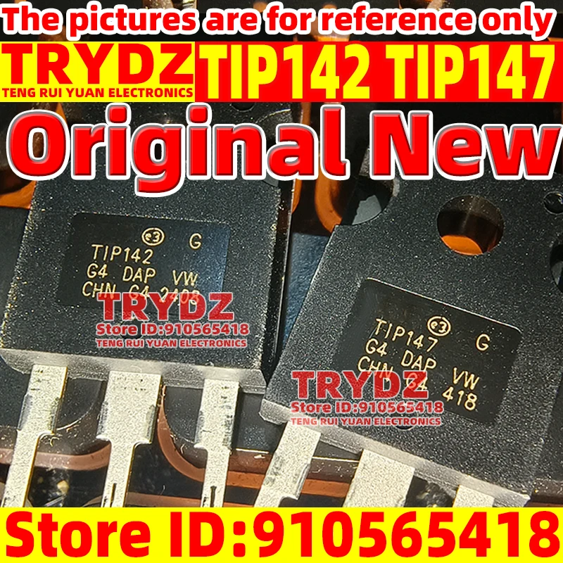 5-1 buah TIP142 TIP147 TO-247 baru asli