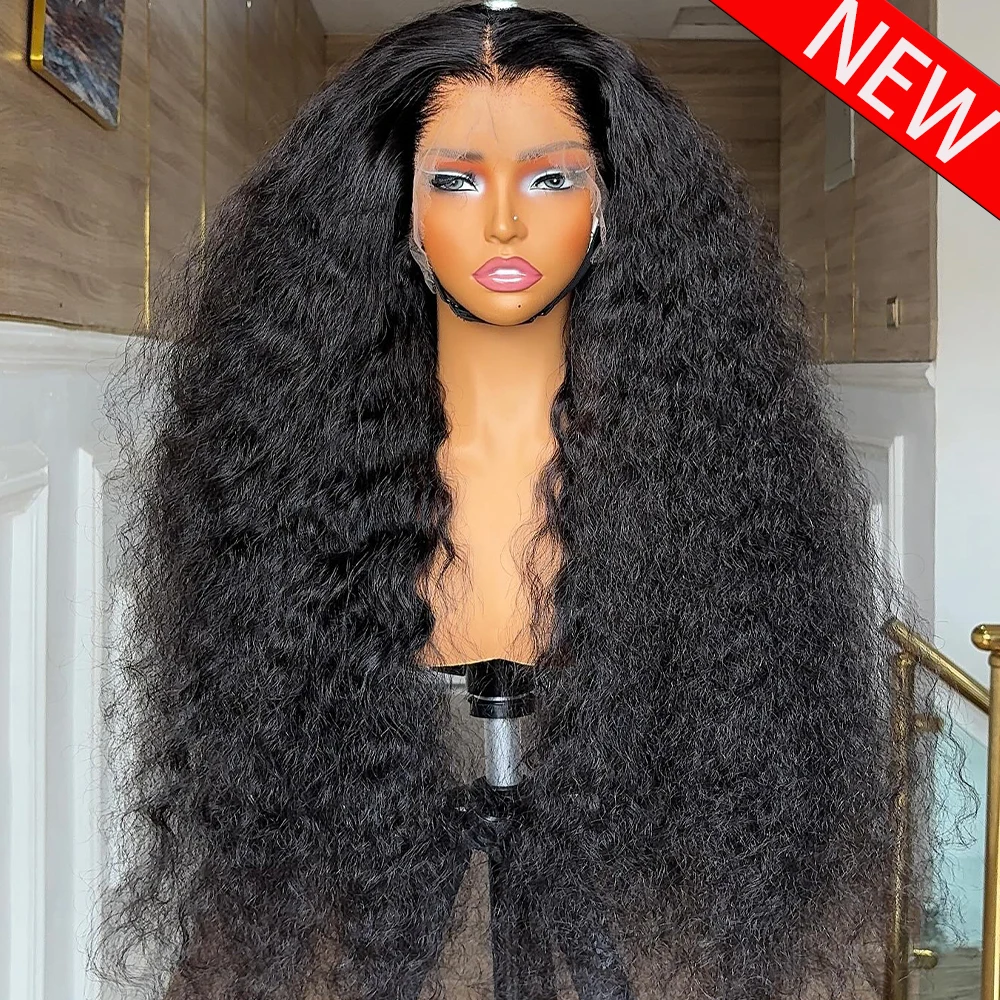 

Парик Lagos Hairline Deep Wave с HD-кружевной передней частью 13x6, 400% плотность, 100% натуральные волосы, предварительно прорисованная линия роста волос, 16-42 дюйма