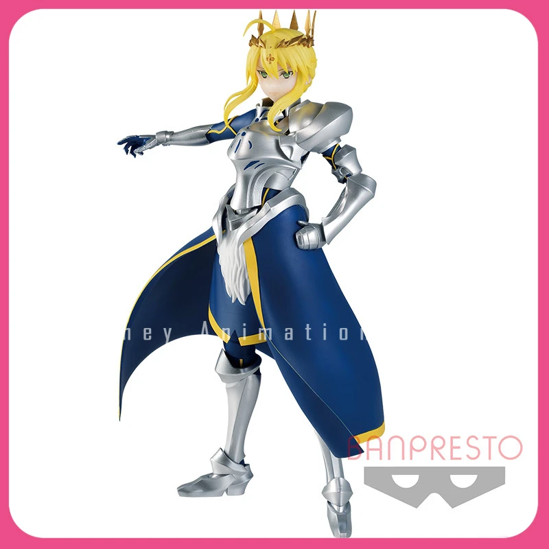 

В наличии 100% Оригинальная фигурка Banpresto Fate Grand, FGO Shishiou Lancer Акция Pendragon Saber PVC, модель куклы, игрушки