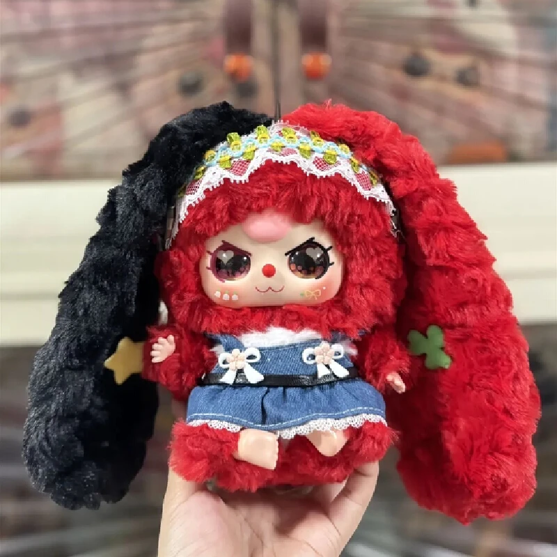 

Original Baby Three Lily Rabbit Town Series V4 Plush Blind Box Collectible Doll Keychain Perfect For Christmas Mystery Box Gifts