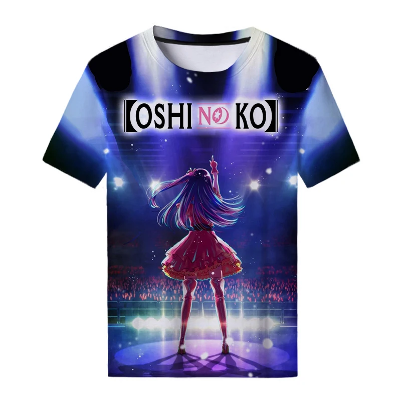 Japan Anime Niedliches Mädchen 3D-Druck Sport Schnelltrocknend Atmungsaktiv Herren T-Shirt Harajuku Outdoor Street Eltern-Kind Kurzarm-Kleidung – Detail 5