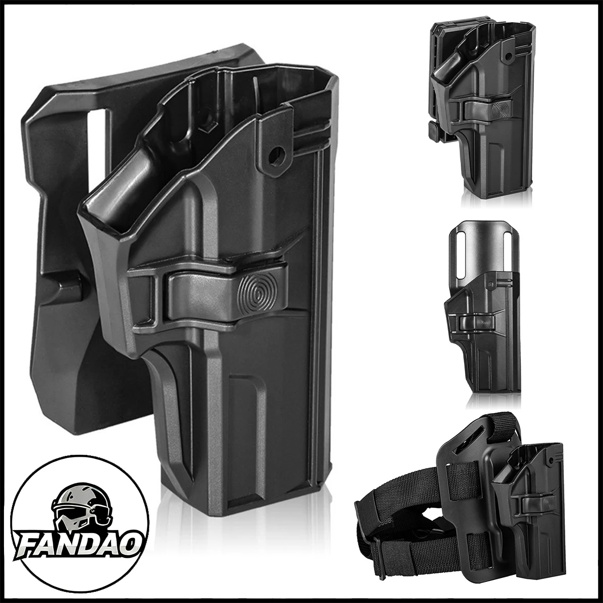 

Tactical Drop Leg Holster Unisex Outdoor Hunting Waist Paddle Pistol Holster for SigSP2022 Airsoft Shooting Molle Chest Holster