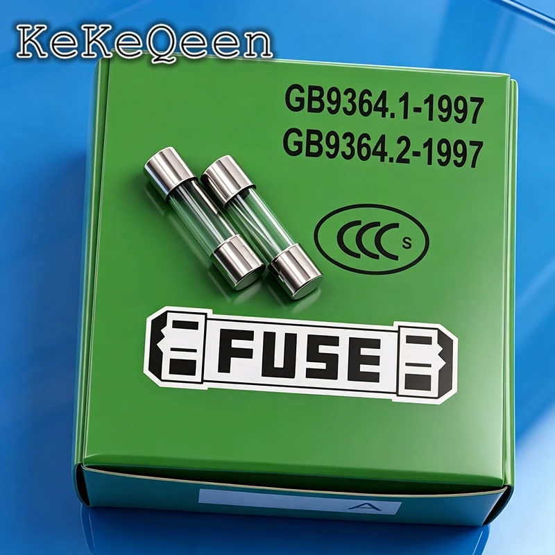 100Pcs/Box Fast Blow Glass Fuse 5X20 F0.1A 0.2A 0.5A 1A 1.5A 2A 2.5A 3A 4A 5A 6A 7A 8A 10A 12A 15A 20A 5*20mm NEW Original