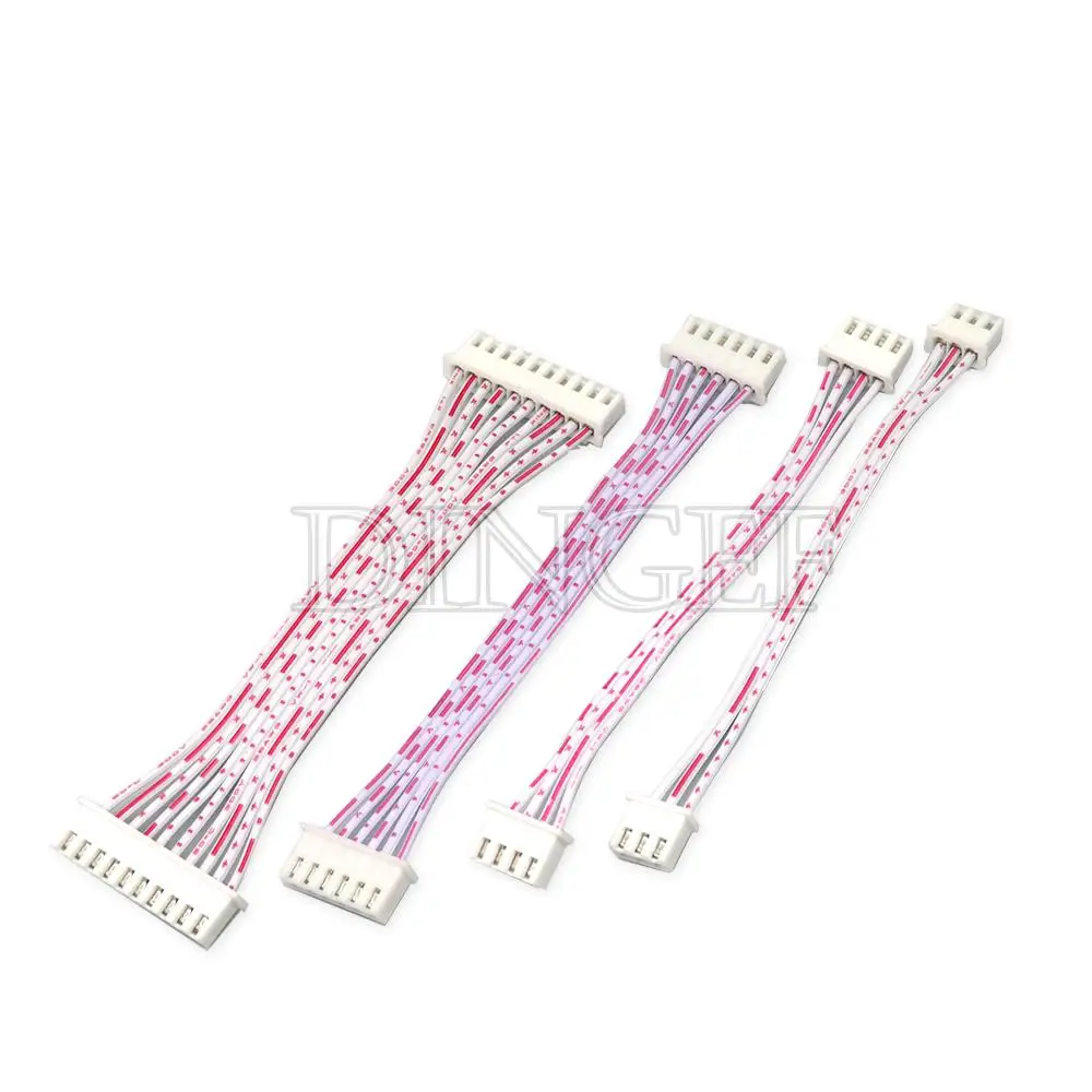 5PCS XH2.54 2.54mm 3P 4P 5P 6P 1.25MM 1.5MM 2.0MM  2p ~ 12p Same direction Female Terminal Cable JST Wire Connector Double Head