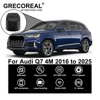 GRECOREAL 4K Dash Cam Front and Rear 2160P WiFi Car Dual Dashcam APP Control Easy Install Plug Play Compatible with Audi Q7 4M