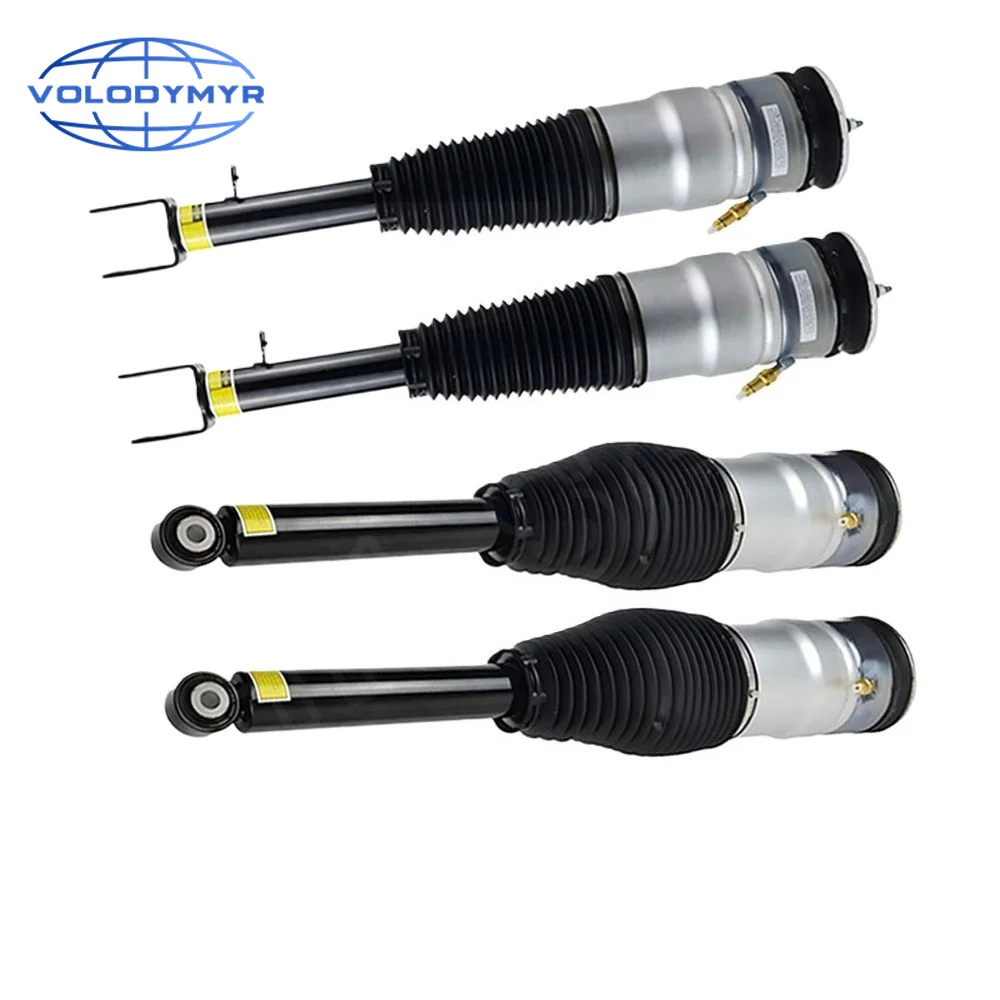4pcs Air Suspension shock Struts  Front + Rear For Tesla Model S 2011-2015 6006351-00-C 6006352-00-C,600640300A,600635100C