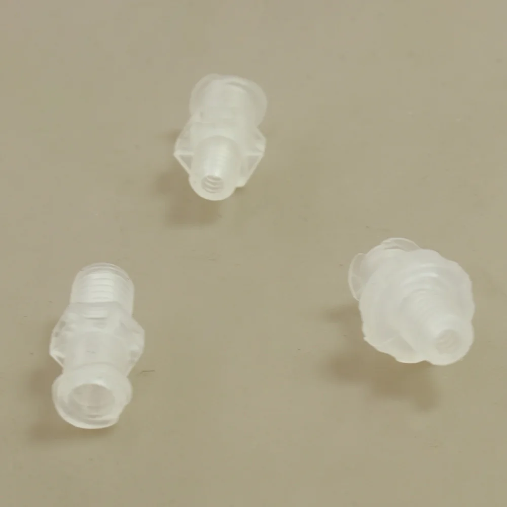 Luer-Gewinde 1/4-28UNF M6 M5 Adapter PP Kunststoff Luftventil Rohr Abgabe Kleber Unterverpackung Spritze Barrel Fitting Connector – Detail 5
