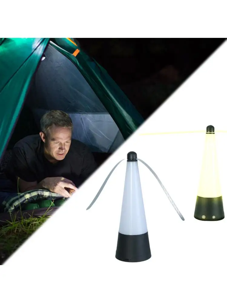 Ventilateur anti-moustiques portable avec lumière LED Répulsif anti-mouches électrique rechargeable par USB alimenté par batterie pour les fêtes de pique-nique au barbecue