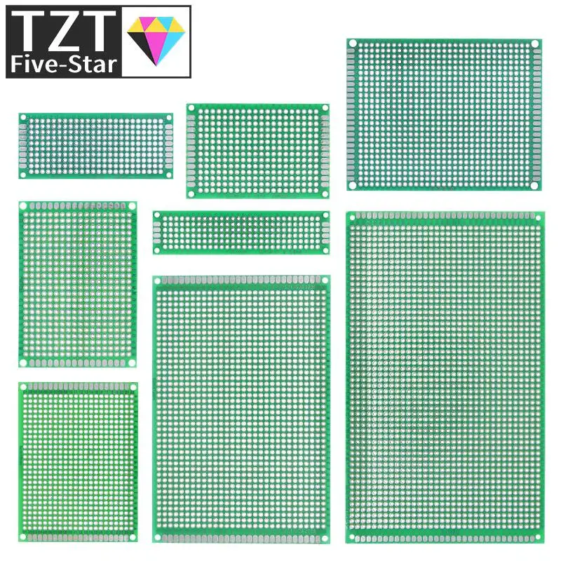 Circuit imprimé Double face universel pour Arduino, 2x8, 3x7, 4x6, 5x7, 6x8, 7x9, 8x12, 9x15