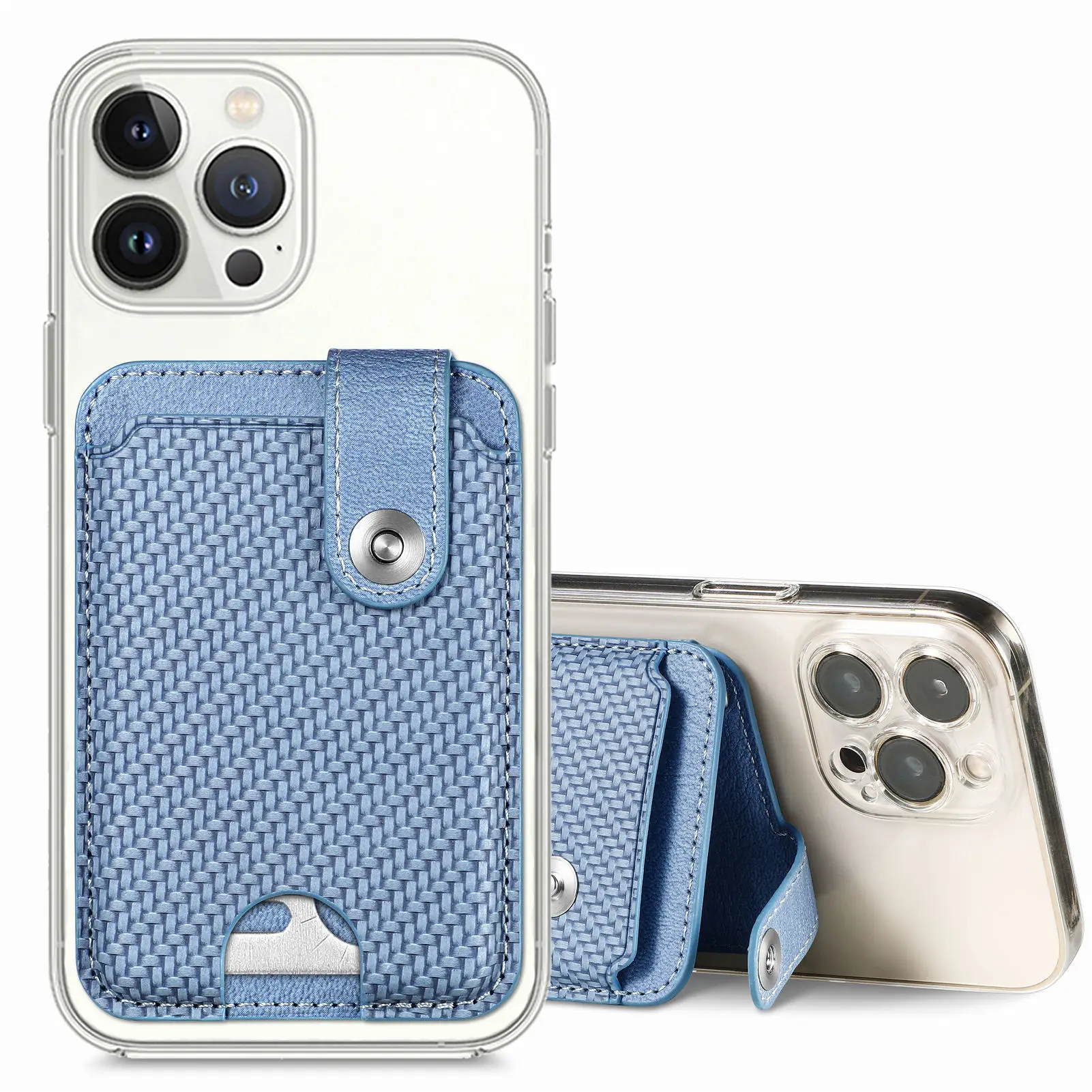 Pu Leder Kreditkarten halter Brieftasche mit Werkzeug lässig Münz geldbörse Mode Telefon halter Männer Frauen Kreditkarte Karten tasche – Detail 6