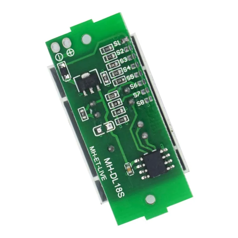1S-8S 3-34V Lithiumbatterij Capaciteit Indicator Module Elektrische Voertuig Batterij Tester Li-ion 1-8S Laagspanning Zoemer Alarm
