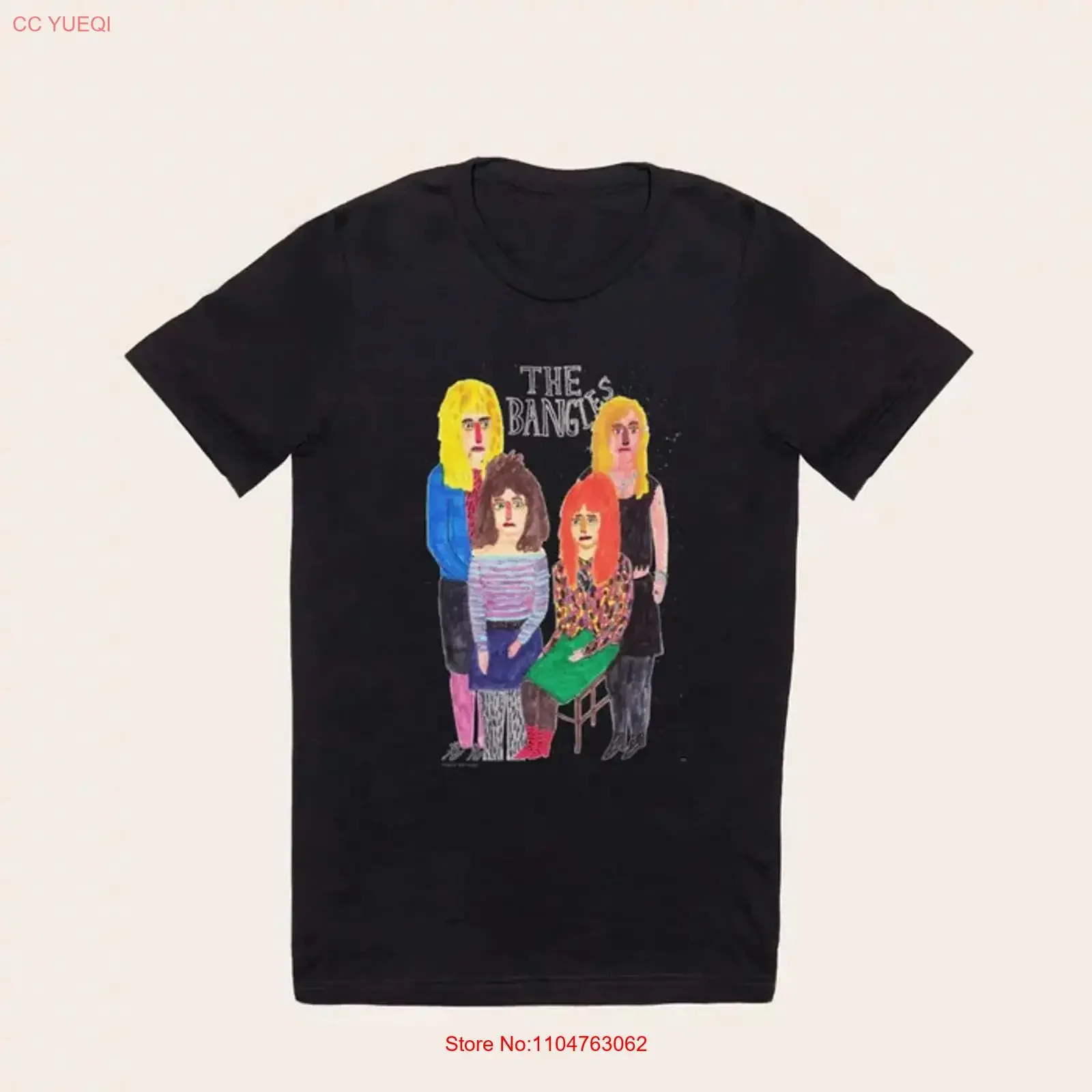 The Bangles Band For Fan S 2345XL T shirt QT127 vintage Washed Soft Slightly Stretched Breathable Comfortable fashion