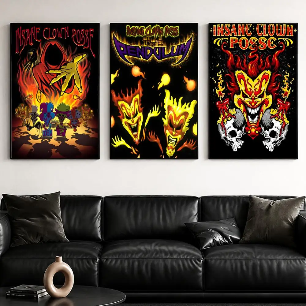 Punk I-Insane Clown PosseS Poster Self-Adhesive Stylish Art Print Poster Wall Home Decor