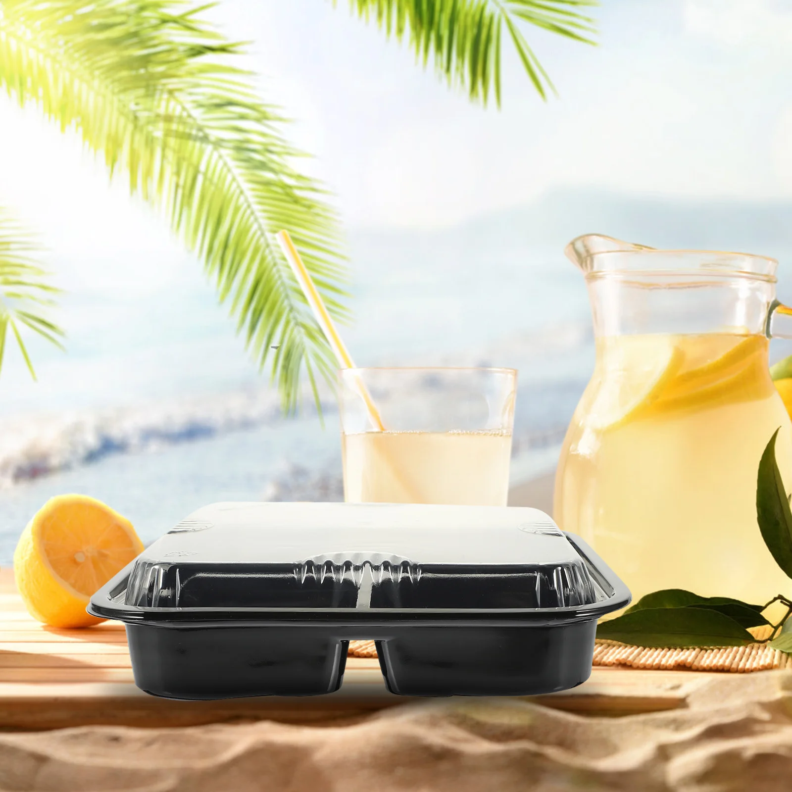 

10Pcs Thickened Multi-Grid Fruit Containers Portable Food Storage Boxes Perfect for Picnic Bento Sandwich Sushi Fruit Packing