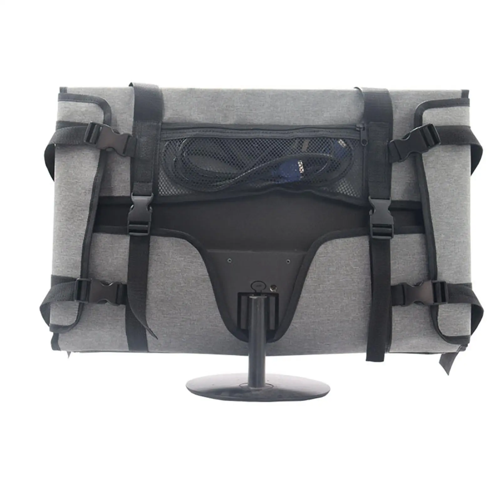 Monitor Carrying Case Multiple Pockets Portable for Screen and Accessories