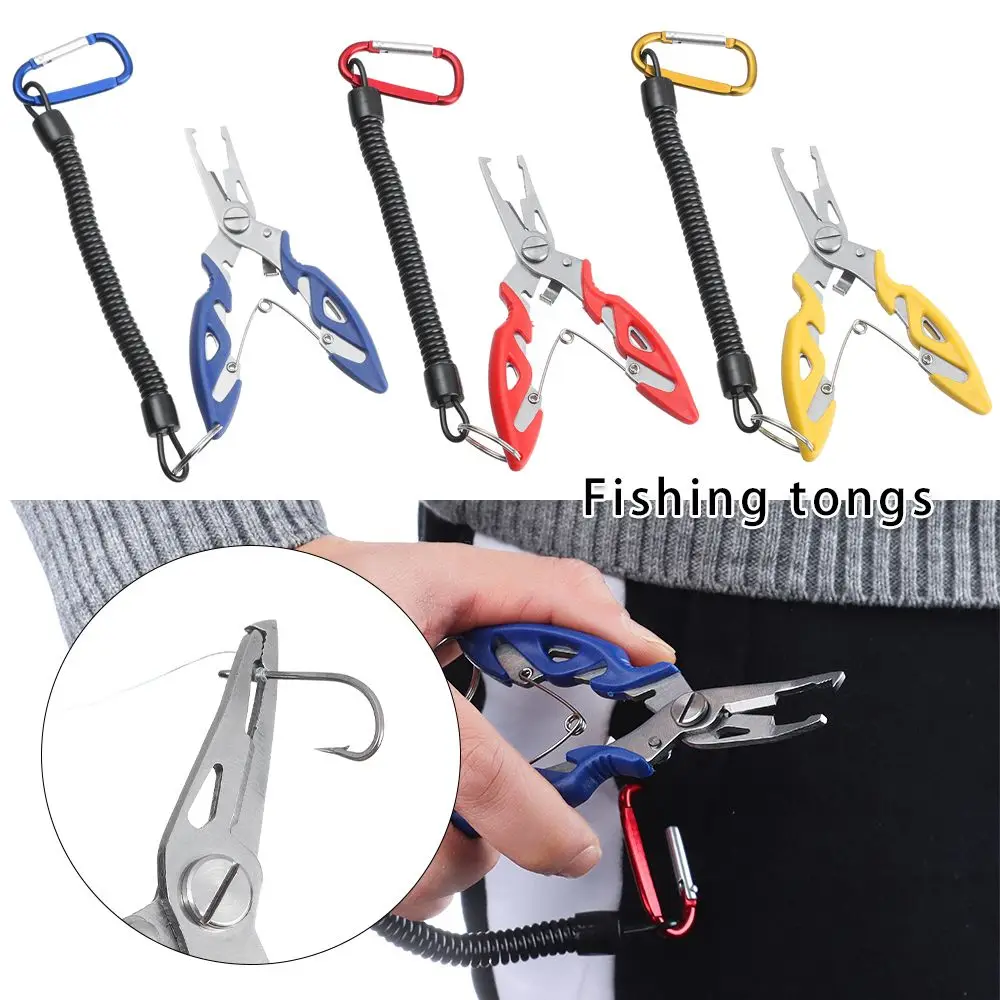 

Clipper Tool Multi-function with Lanyard Fishing Pliers Bait Line Cutter Stainless Steel Scissor Hook Removers