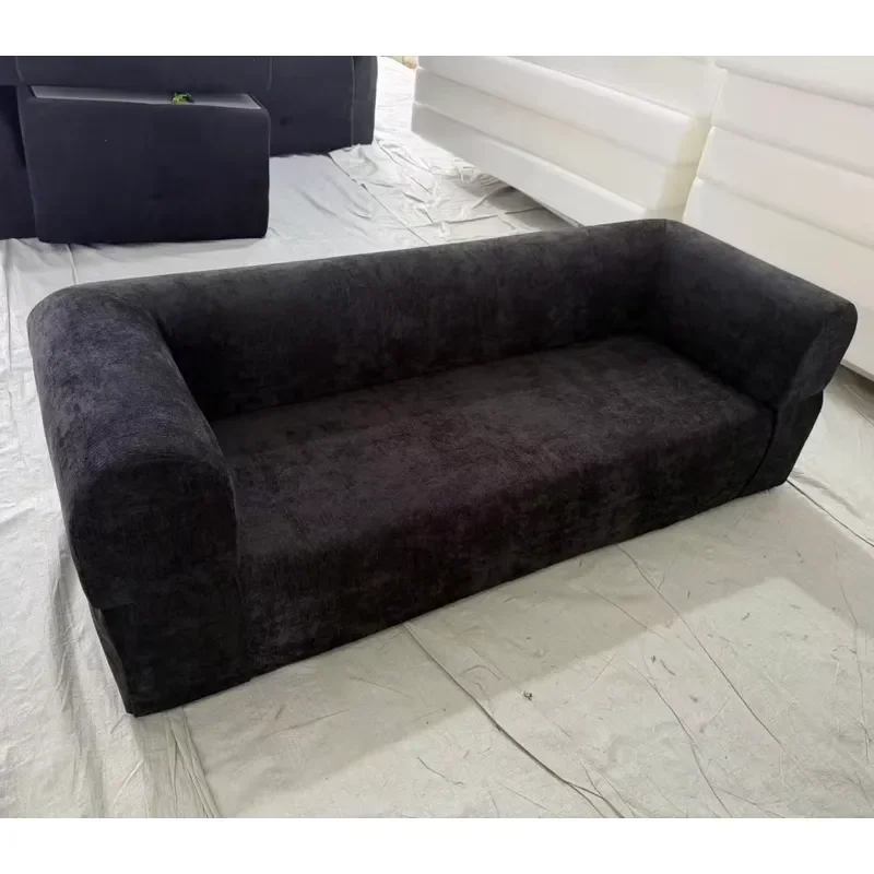 Modern Velvet L-Shaped Vacuum Compressed Sofa Bed Set Folding Dual-use Small-sized Modular Sofa Bed Lazy