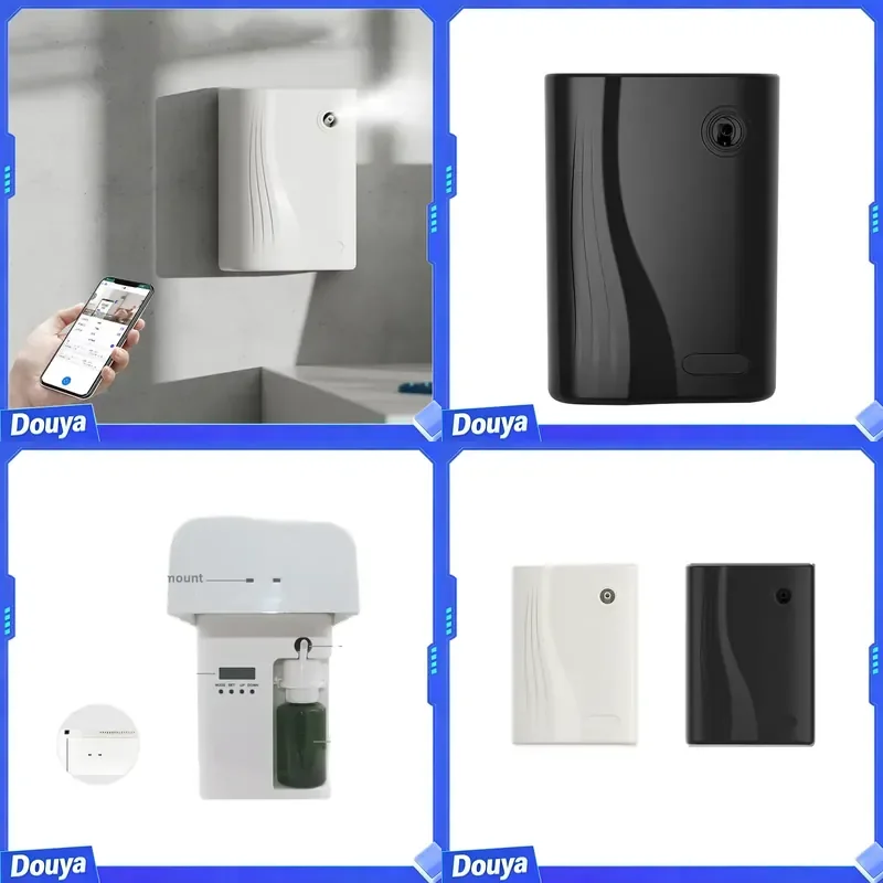 Whole 200ml Wall Mounted Plastic Material Home Scent Diffuser Smart App Wifi Controlld Fragrance Oil Machine for Hotel Lobby