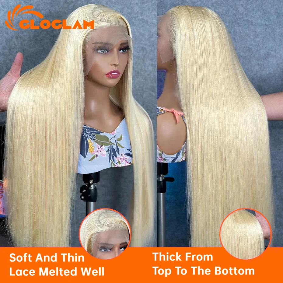 Straight 220 Density 13x4 13x6 360 Lace Front Wig Human Hair Pre Plucked
