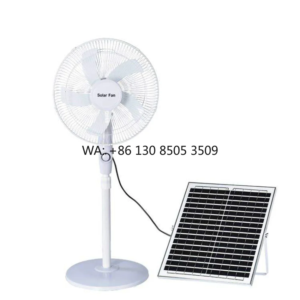 

HELIOS SF-168 16-Inch Powerful Solar Fan with Lithium Battery 3-Speed High Wind Speed for Indoor/Outdoor Space Cooling