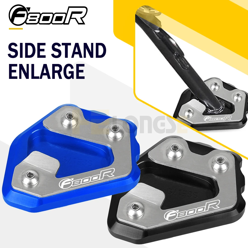 Motorcycle Foot Side Stand Enlarge Pad Kickstand Support Extension Plate FOR BMW F800 R/GT F800 R 2015 2016-2019 Accessories