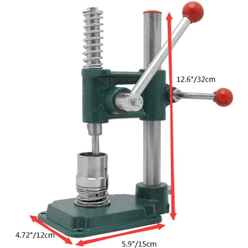 Button bag machine set Cloth bag embryo machine Hand pressed aluminum bag button tool mold