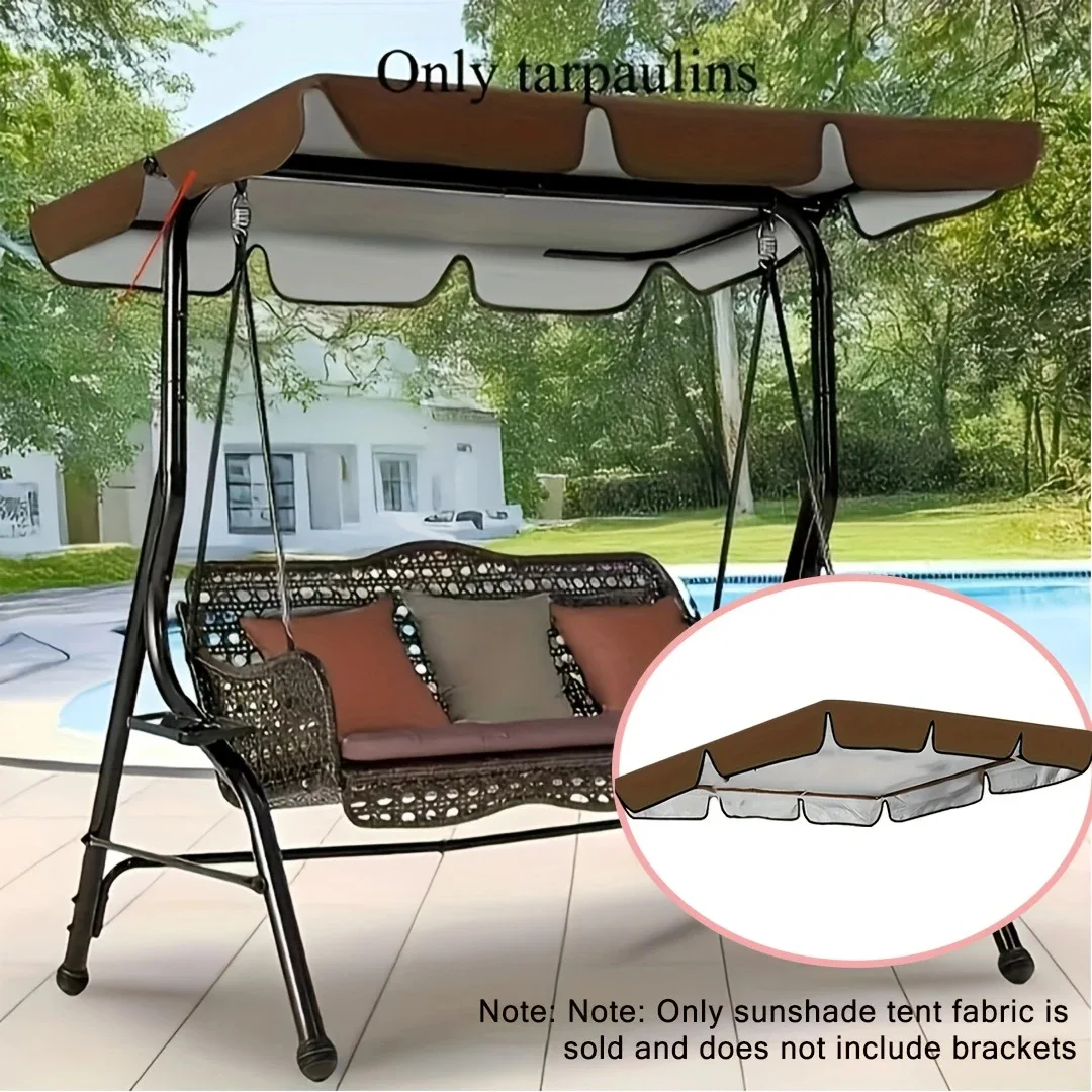 

Открытый навес для качелей, солнцезащитный козырек из ткани Оксфорд, сменный водонепроницаемый навес для качелей для патио