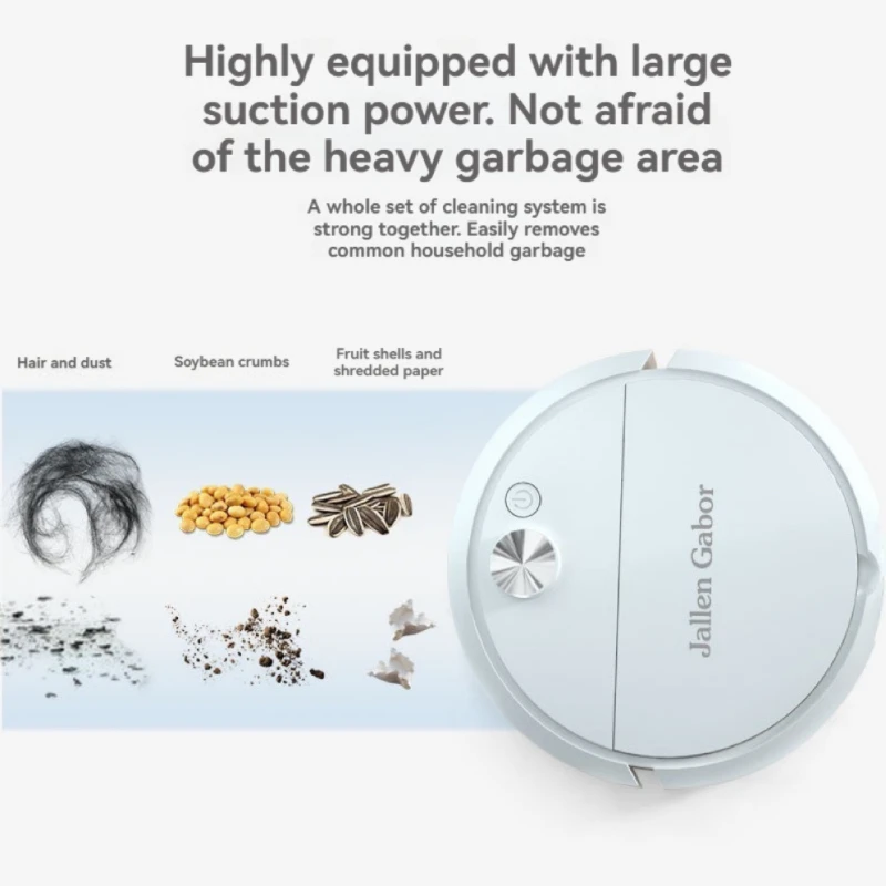 روبوت كاسح ذكي صغير 3 في 1، آلة تنظيف كسول، معدات تنظيف منزلية احترافية #2