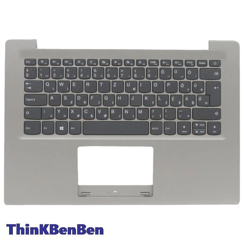 HU Hungarian Mineral Gray Keyboard Upper Case Palmrest Shell Cover For Lenovo S130 130s 14 14IGM 120s 14IAP Winbook 5CB0P23833