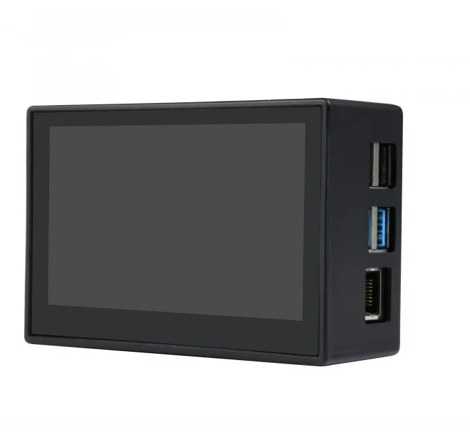 4.3inch Capacitive Touch Display For Raspberry Pi, With Protection Case, 800×480, IPS Wide Angle, MIPI DSI Interface