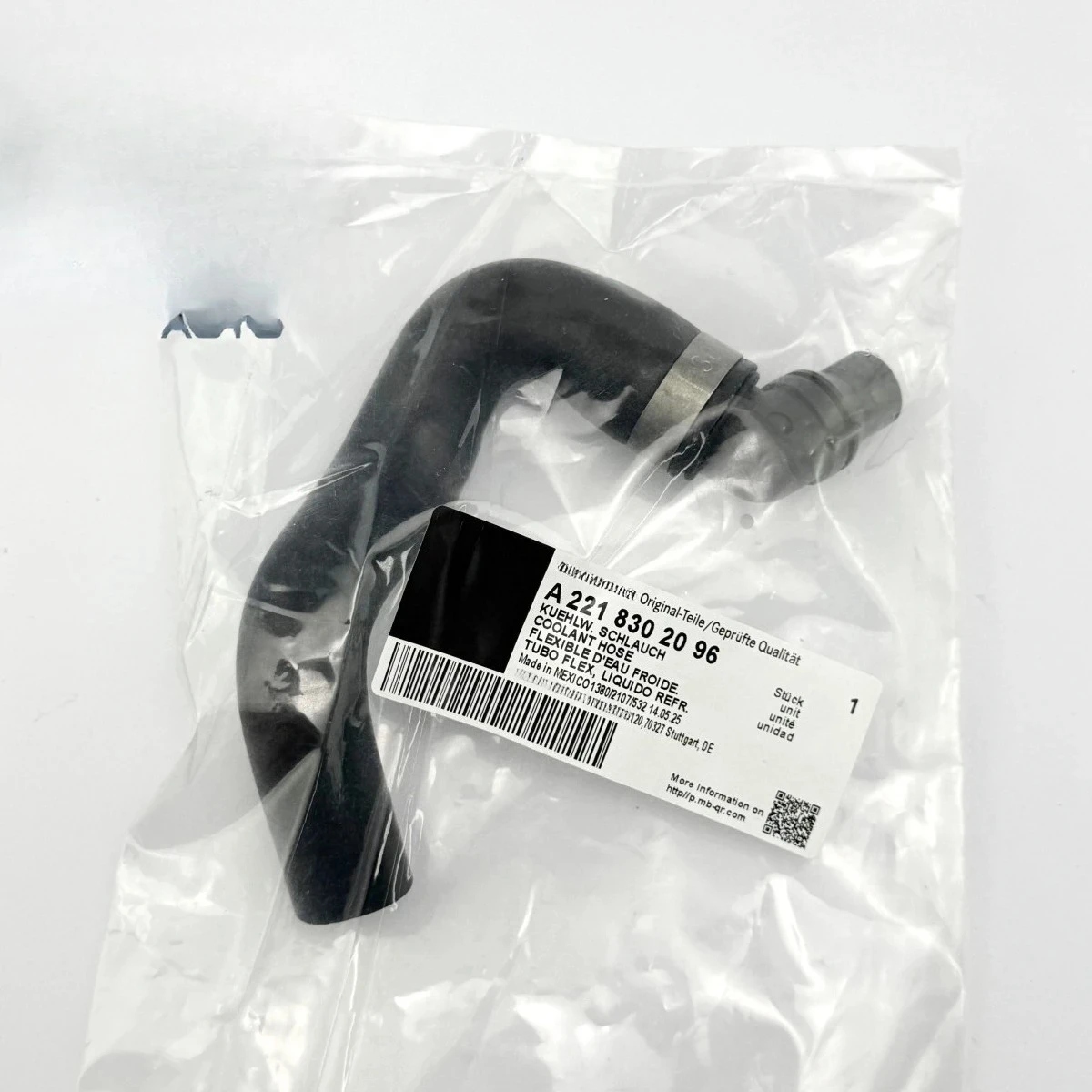 

A2218302096 Hose for Mercedes-Benz S-Class 65 AMG S 320 CDI / S 350 CDI Catera