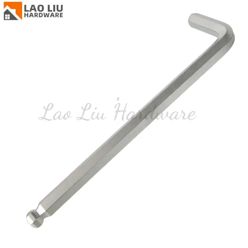 

Ball head hexagonal wrench nickel-plated extended extra long hexagonal wrench 7-shaped L-shaped hexagonal spoon hexagonal wrench