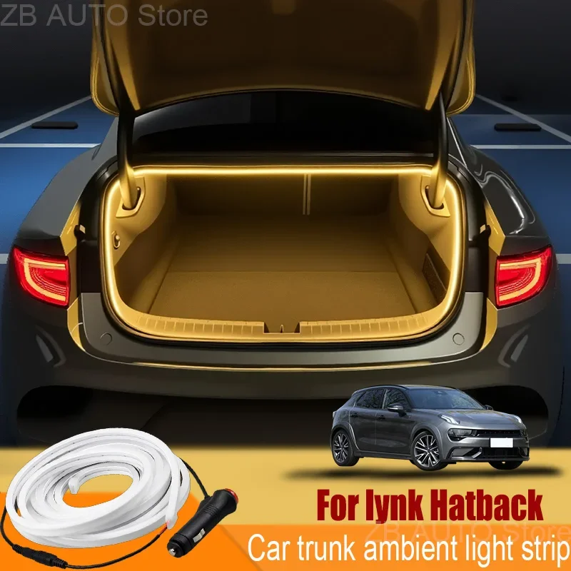 

For lynk hatback Automobile trunk ambient light automatic sensing car interior lighting with accessories