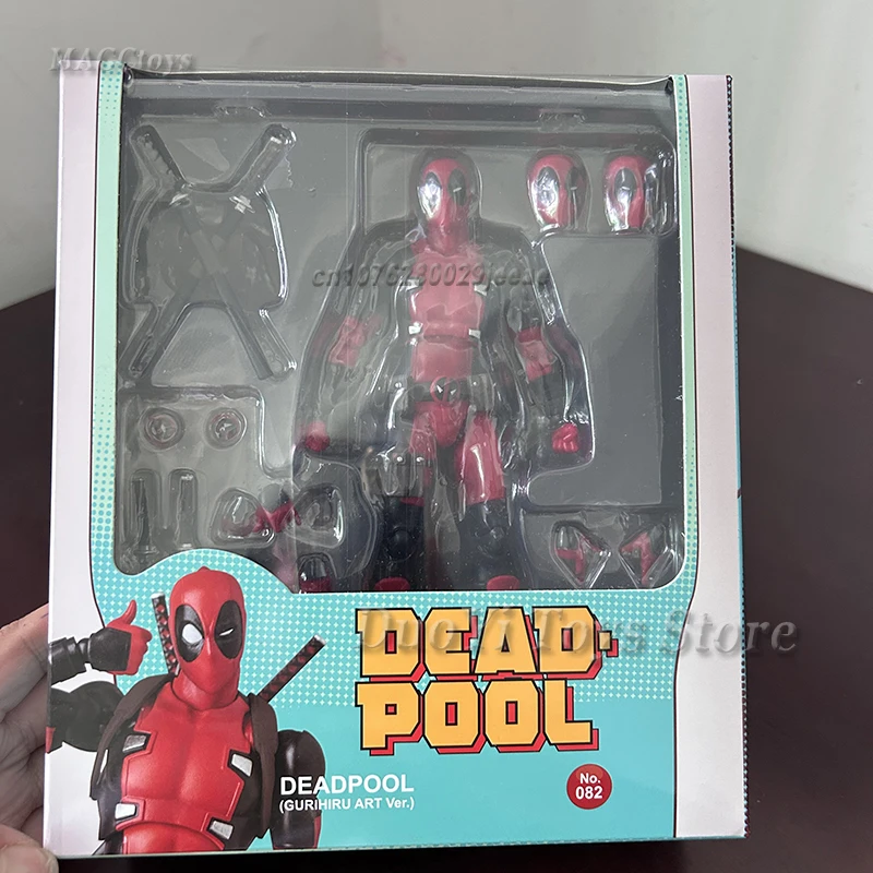 16cm Deadpool Figure Mafex 082 X-Men Figma 353 Action Figure Comic Version Deadpool Statue Collection Dolls Toy Birthday Gifts