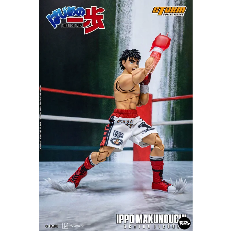 Preventa de la figura articulada coleccionable de STORM TOYS Hajime no Ippo Makunouchi Ippo, regalo para entusiastas del boxeo.